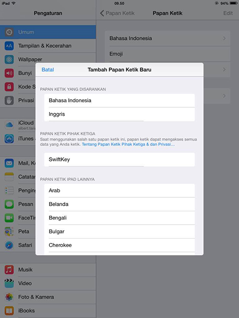 Cara Memasang Keyboard Pihak Ketiga di iOS 8